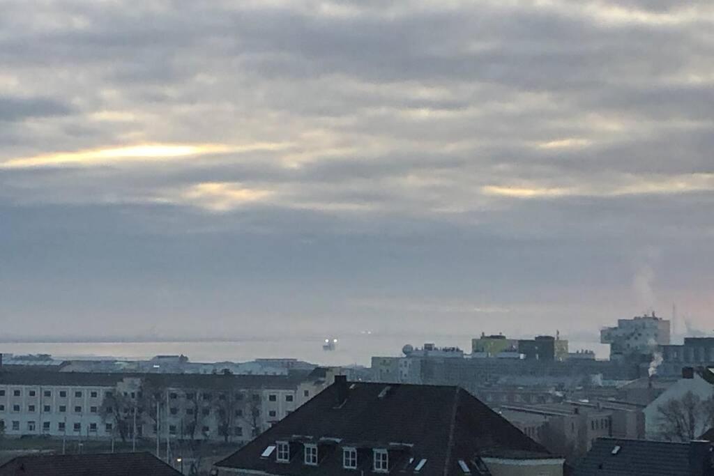 Yachtpanorama Weser Und Yachthafenblick 1 Zi 7Og Bremerhaven Zewnętrze zdjęcie