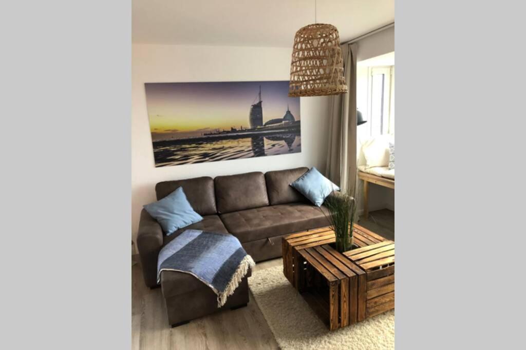 Yachtpanorama Weser Und Yachthafenblick 1 Zi 7Og Bremerhaven Zewnętrze zdjęcie