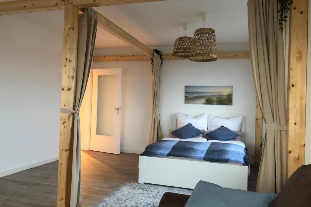 Yachtpanorama Weser Und Yachthafenblick 1 Zi 7Og Bremerhaven Zewnętrze zdjęcie